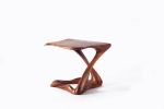 Amorph Tryst Side Table, Stained Walnut | Tables by Amorph. Item made of walnut