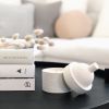 ‘Moth To A Flame’ - White | Ornament in Decorative Objects by Natascha Madeiski. Item made of ceramic