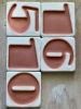5x5 Address Number Ceramic Tile | Tiles by Lea Nigel Studios | River Lodge in Paso Robles. Item composed of ceramic compatible with boho and mid century modern style