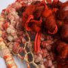 Heartbeat #4 - Bleeding Heart - Woven Wall Sculpture | Wall Hangings by Aurore Knight Art. Item made of wool compatible with boho and contemporary style