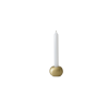 Noodle Solo Candle Holder in Brushed Brass | Decorative Objects by Tina Frey | Wescover Gallery at West Coast Craft SF 2019 in San Francisco. Item made of brass