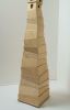 Hourglass Chaos Floor Lamp | Lamps by Ashoke Chhabra. Item made of birch wood & glass compatible with modern style