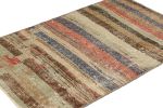 Vintage Zeki Müren Rug in Polychromatic Geometric Stripes | Area Rug in Rugs by Rug and Kilim