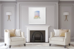 Nothing Else Print (framed) | Prints by Dyanna Dimick (DYD ART). Item made of paper works with minimalism style