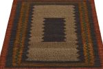 1950s Vintage Kilim rug in Beige-Brown and Blue Medallion | Area Rug in Rugs by Rug and Kilim