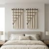 LUNA COLUMN No.1 | Modern Wall Hanging & Contemporary Art | Macrame Wall Hanging in Wall Hangings by Puvor. Item composed of wood & cotton compatible with boho and minimalism style
