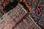 Vintage Berber Moroccan runner in Gray, Multicolor Lozenge | Area Rug in Rugs by Rug and Kilim