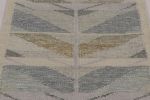 Rug & Kilim’s Scandinavian Rug, Minimalist Chevrons in Gray | Area Rug in Rugs by Rug and Kilim