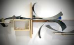 echoes in the distance | Sculptures by Craig Robb | Otten Johnson Robinson Neff + Ragonetti PC in Denver. Item made of wood with steel