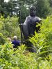 "Moses" | Public Sculptures by J.A. Mayer "Sculptor". Item composed of wood and stone