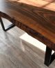 American Walnut Dining Table | Tables by Handmade in Brighton. Item made of walnut with steel
