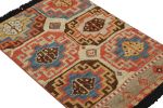 Rug & Kilim’s Tribal Rug with Primitivist Geometric Pattern | Area Rug in Rugs by Rug and Kilim. Item made of wool