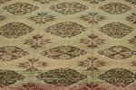 Distressed style Zeki Muren rug in Beige-Brown Patterns | Area Rug in Rugs by Rug and Kilim