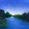 5 small landscape paintings | Oil And Acrylic Painting in Paintings by Victoria Veedell. Item composed of synthetic