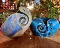 Handmade Yarn Bowl | Decorative Bowl in Decorative Objects by Honey Bee Hill Ceramics. Item made of stoneware