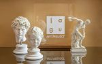 Discobolus - Discus Thrower Sculpture | Sculptures by LAGU. Item made of marble