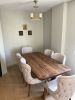 Wooden Dining Table - Walnut Office Table | Tables by Tinella Collection. Item composed of walnut in minimalism or art deco style