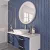 Tile Club Blue Deco Herringbone Glass Mosaic Tile | Tiles by Tile Club. Item composed of ceramic