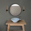 Modern Iroko Wood Wall Sconce – Minimalist Bedside Lamp | Sconces by ATELIER 10. Item composed of wood compatible with minimalism and art deco style