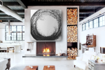 'Infinity' | Paintings by Christina Twomey Art + Design. Item made of canvas compatible with minimalism and contemporary style