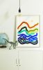 Rainbows VII | Watercolor Painting in Paintings by Ruth Le Roux. Item composed of paper and synthetic