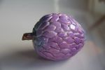 Sweetsop Candle Purple | Candle Holder in Decorative Objects by Marie Burgos Design and Collection. Item composed of ceramic