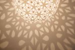 Lattice Light Ball White 80 | Chandeliers by ADAMLAMP. Item made of synthetic works with modern style