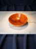 Cherry Wood Bowl with Red Resin | Handcrafted | Decorative Bowl in Decorative Objects by Holzkunst Samuel Meisinger. Item made of wood works with contemporary & art deco style