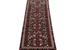 Rug & Kilim’s Tribal Runner Rug in Red and Black | Area Rug in Rugs by Rug and Kilim