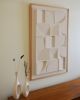 05 Plaster Relief | Wall Sculpture in Wall Hangings by Joseph Laegend. Item composed of oak wood compatible with minimalism and mid century modern style