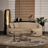 Steel & Glass Coffee Table — Lasso by Nitush Aroosh | Tables by Nitush Aroosh. Item composed of ceramic in contemporary or eclectic & maximalism style