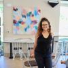 “Give me Liberty” | Oil And Acrylic Painting in Paintings by Dominique James | Ampersand Ice Cream in Fresno. Item made of synthetic