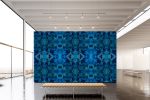Sapphire Crystals, 2 Wallpaper Mural | Wall Treatments by MELISSA RENEE fieryfordeepblue  Art & Design. Item composed of paper in contemporary or eclectic & maximalism style