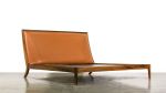 Contemporary Upholstered King Sized Bed by Costantini | Beds & Accessories by Costantini Design. Item composed of wood & fabric