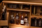 Credenza for Hennessy | Storage by HACHI COLLECTIONS. Item made of oak wood & brass