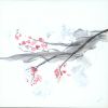 Wannabi (Cherry Blossom time) | Mixed Media by Jan Sullivan Fowler | 7540 Pioneer Way in Bozeman. Item made of paper with synthetic