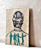 Hand Carved Ceramic Portrait Tile | Engraving in Art & Wall Decor by ShellyClayspot. Item made of stoneware