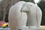 Toucans | Public Sculptures by Jim Sardonis | Gifford Medical Center in Randolph
