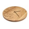 Oak Wood Wall Clock ALBERTS | Decorative Objects by DABA. Item made of oak wood works with minimalism & contemporary style