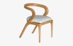 Nana Ashen Wood Dining Chair | Chairs by LAGU. Item composed of wood and fabric