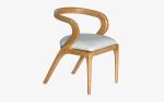 Nana Ashen Wood Dining Chair | Chairs by LAGU. Item composed of wood and fabric
