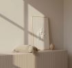 Klit - Framed Wall Tapestry | Wall Hangings by Lale Studio & Shop. Item composed of oak wood & wool compatible with contemporary and japandi style
