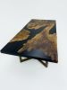 Black Dining Table - Epoxy Table - Conference Table | Tables by Tinella Wood. Item made of walnut works with boho & minimalism style