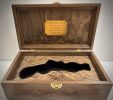 Flintlock Pistol Display Case | Decorative Box in Decorative Objects by Wolfkill Woodwork. Item composed of walnut and brass