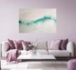 I dreamt of the sea - Abstract seascape painting | Oil And Acrylic Painting in Paintings by Jennifer Baker Fine Art. Item composed of canvas in contemporary or coastal style