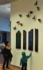 Women's and Children's Hospital Butterfly Panels | Sculptures by Mark Ditzler Glass Studio, LLC | Texas Children's Hospital - West Tower in Houston