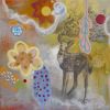 Lisa Bennett | Oil And Acrylic Painting in Paintings by Katherine Baronet | Lisa Bennett Salon in Dallas. Item composed of canvas and synthetic