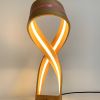 Ribbon Light | Table Lamp in Lamps by Art of Plants and Elliptic Designs. Item composed of wood