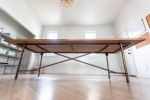 White Oak Conference Table | Tables by Dust & Spark. Item composed of oak wood & metal