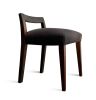 Umberto Low Side Chair in Argentine Rosewood by Costantini | Dining Chair in Chairs by Costantini Designñ. Item composed of wood & fabric